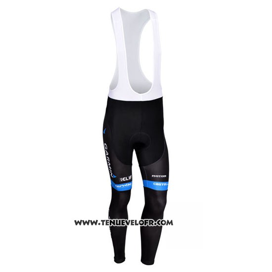2013 Maillot Ciclismo Garmin Sharp Champion Afrique Du Sud Manches Longues et Cuissard